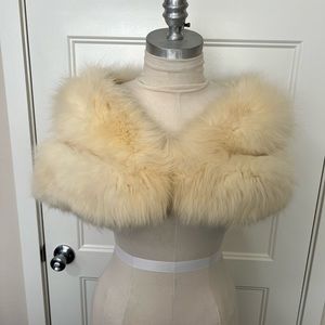 Vintage fox fur stole